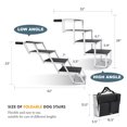 thumbnail image 7 of Jopath Foldable Dog Ramp for Cars, SUVs, Trucks, Portable Pet Dog Stairs for Large Dogs with Non-Slip Surface & Reinforced Design, Lightweight Yet Sturdy Supports Up to 250lbs black, 7 of 7