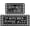 Plaid de Bison, variante sur Sunopas Tapis de Cuisine à Carreaux Buffalo Ensemble de 2 Pcs, Tapis de Décoration d'Évier de Cuisine Lavable Antidérapant, Tapis de Sol de Cuisine Coussiné Noir et Blanc 17"x47 Pouces+17"x30 Pouces