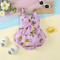 thumbnail image 2 of Zanarzt Baby Girl Clothes Newborn Infant Baby Girl Clothes Rompers Summer Jumpsuits Sleeveless Romper Infant Baby Clothes Girl Purple,18-24 Months, 2 of 5
