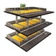 thumbnail image 4 of 1/64 Diecast Model de auto organizador de estacionamiento Capa de estacionamiento Decoración de mesa Decoración Diorama de garaje para coleccionistas American 3 capa, 4 of 9