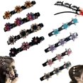 thumbnail image 1 of Pinza para el pelo Positivte3c, pinza para el pelo trenzada Positivte, pinzas para el pelo trenzadas con piedras de cristal brillantes, pinza para el pelo trenzada, pinzas para el pelo con diamantes d, 1 of 5