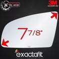 thumbnail image 7 of exactafit 8015L Driver Side Mirror Glass Replacement Fits Audi A3 A4 RS4 S4 A6 S6 Quattro Left Hand 3m Adhesives, 7 of 7
