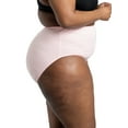 thumbnail image 5 of Fit for Me by Fruit of the Loom Women's Plus Size Cotton Stretch Brief Underwear, 6-Pack, 5 of 11