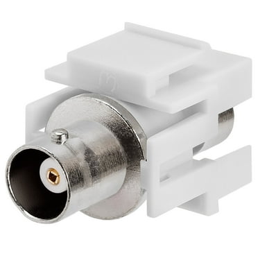 Cmple - Keystone Jack - Modular BNC WHITE