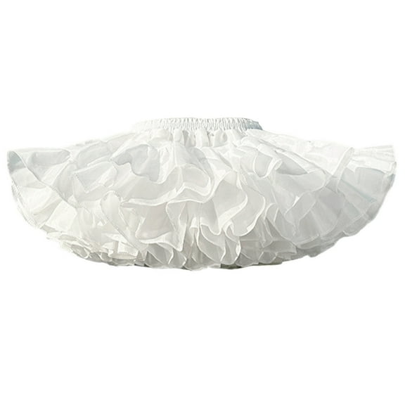 Women Tiered Crinoline Skirt Tutus Skirt Petticoat 25/35/45cm Half Slip