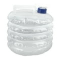 thumbnail image 3 of Contenedor de agua plegable con espiga, jarra de almacenamiento de agua portátil, portador de tanque para acampar al aire libre, senderismo, escalada, 5L, 3 of 8