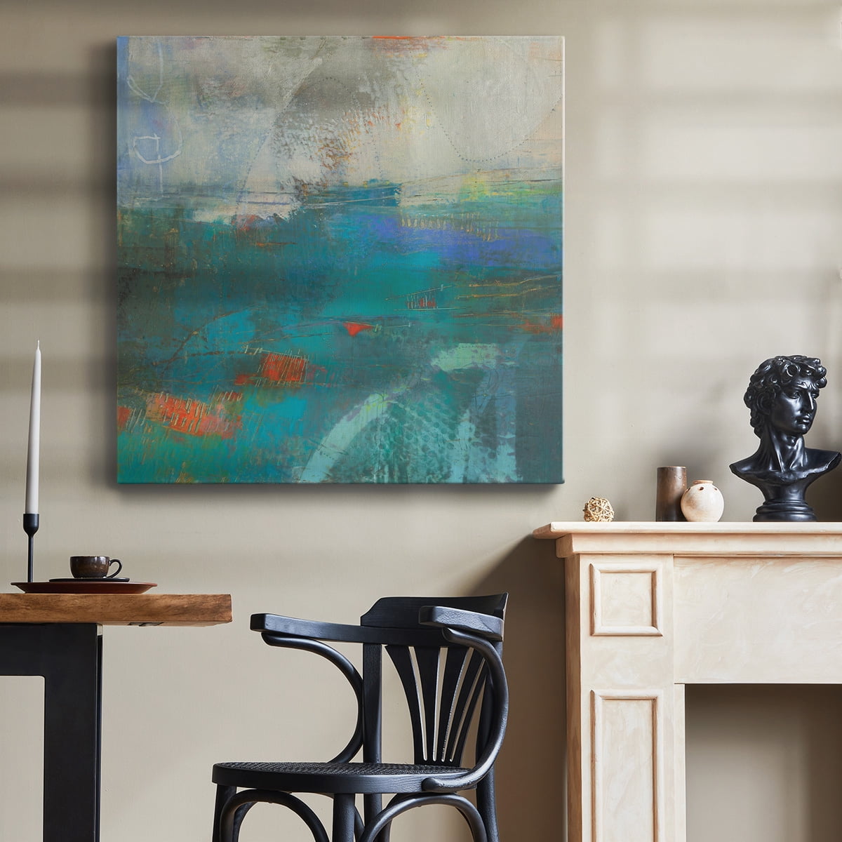 Wexford Home Keek II-Premium Gallery Wrapped Canvas, 16" x 16" - Ready to Hang