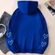 thumbnail image 4 of Ailaofu Womens Spider Web Graphic Zip Up Hoodie Oversized Goth Harajuku Jacket Y2k Grunge Aesthetic Streetwear Sweatshirt, 4 of 7