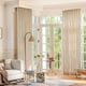 thumbnail image 2 of Japanese Cotton Linen Thick Beige Blackout Window Curtains for Living Room Bedroom Dining Decor White Tulle Elegant Custom Decor, 2 of 5