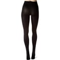 thumbnail image 4 of Blackout Tights with Control Top 3 Black, 4 of 6