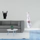 thumbnail image 2 of Escultura De Cerámica Con Gesto De Roca Para Dama, Estatua Moderna Con Señal De Mano, Adorno Creativo De Niña Nórdica Para Apartamento, Dormitorio, Restaurante, Estante, Decoración, 2 of 8