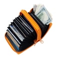 thumbnail image 2 of Women's Palm Wallet with RFID Blocking (Orange), 2 of 5