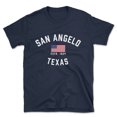 thumbnail image 1 of San Angelo Texas Patriot Men's Cotton T-Shirt, 1 of 1