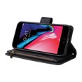 thumbnail image 2 of Case for iPhone 8 Plus/7 Plus Cover Zipper Pocket Wallet Case Magnetic Protective - Black, 2 of 5