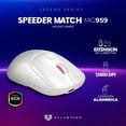 thumbnail image 2 of Mouse Gamer BALAM RUSH SPEEDER MATCH MG959 10000dpi Alambrico Blanco BR-936835, 2 of 6