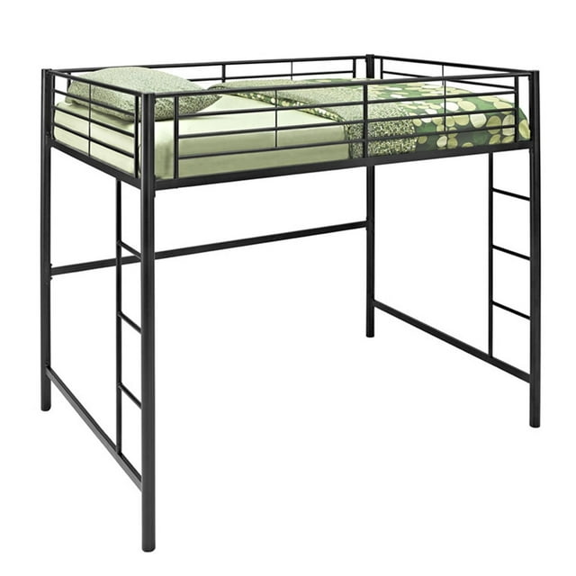 Manor Park Modern Metal Full Size Loft Bed - Multiple Finishes