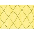 thumbnail image 1 of Ahgly Company Indoor Rectangle Solid Yellow Modern Area Rugs, 3' x 5', 1 of 4