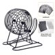 thumbnail image 2 of Deluxe Bingo Game Set with Metal Round Cage, 75 Numbered Balls, 150 Bingo Markers, Metal Bingo Board Accessories for Party, 2 of 5