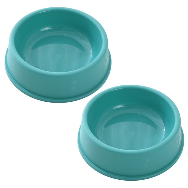 Pet Bowl Plastic Scrub Footprint Bowl Perro Gato Alimentación Agua Bowl Dog Bowl MFZFUKR CPB-DE-SSW2342-6