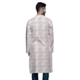 thumbnail image 5 of Atasi Indian Long Kurta for Mens Summer Wear Cotton Poplin Wedding Kurta Shirt, 5 of 7