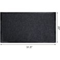 thumbnail image 3 of shiyou-Front Door Mats Welcome Mats, 2 Pack Waterproof Anti-Slip Durable Rubber Doormat Low-Profile Design Floor Front Doormat Rugs for Entryway, Patio, Garage, High Traffic Areas, 20”x31.5”(Gray), 3 of 4
