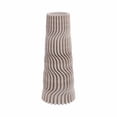 thumbnail image 6 of Modern 3D Printed Porcelain Vase for Living Room Decor - Decorative Home Accent for Bedroom and Office Styling - Tall Flower Vase for Coffee Table and House Styling - 17", Tan & Ivory, 6 of 12