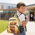 thumbnail image 4 of Jeiento Highland Cow Lightweight Toddler Backpack for Preschool, 13.5 Inch School Bag for 3-5 Year Old Kids, Bookbag with 2 Front Pockets & Mesh Sides, 4 of 7