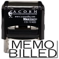 thumbnail image 1 of Self-Inking Memo Billed Stamp with Green Ink, 1 of 4