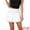 White, variant on Women's High Waist Lace Ruffle Y2K A Line Mini Skirts X-Small Black