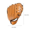 thumbnail image 2 of OULII Lot de 1 Gant Gauche pour Baseball avec Doublure en Fausse Fourrure PVC 12.5 Pouces, 2 of 8