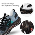 thumbnail image 7 of Romantic Rose Turquoise And Grey Walking Shoes for Men Woman Lightweight Tennis Fashion Elastic Sports Shoes Cushion Basketball Shoes, 7 of 7