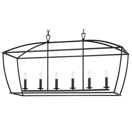 

Hudson Valley Lighting 8348 Bryant 6 Light 48 Wide Taper Candle Chandelier - Grey