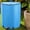 Blue, variant on 50-Gallon Compact Folding Rain Barrel Collector in Vibrant Blue - Portable Rainwater Conservation and Storage System