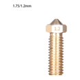 thumbnail image 1 of 3D Printer Nozzle 1.75mm Extruder Large Flow Nozzle M6 Threaded 3D Printer Parts, Brass, 1.2mm, Gold, 1 of 7