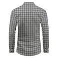 thumbnail image 4 of AZoiNM Men's Printed Long Sleeve Casual Shirt Button Down Collar Thin Comfort Fit, 4 of 10