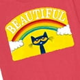 thumbnail image 3 of Pete The Cat - Beautiful Rainbow - Men's Short Sleeve Graphic T-Shirt, 3 of 6