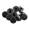 thumbnail image 1 of 10 Pcs Fender Liner Retainer Clip Compatible for Honda, Durable Plastic Black, 1 of 7