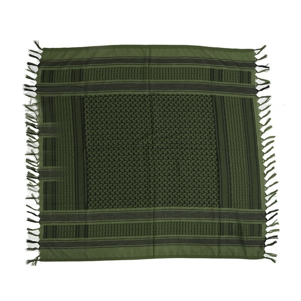 Bufanda árabe Shemagh Keffiyeh de algodón Bufanda árabe Shemagh Keffiyeh de algodón para actividades al aire libre senderismo Camping ciclismo ANGGREK Otros