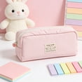 thumbnail image 6 of SLYNSHome Big Capacity Pencil Case Pink Large Pen Pouch Holder Bag Marker Case Stationery Storage Office Desk Organizer, 6 of 7