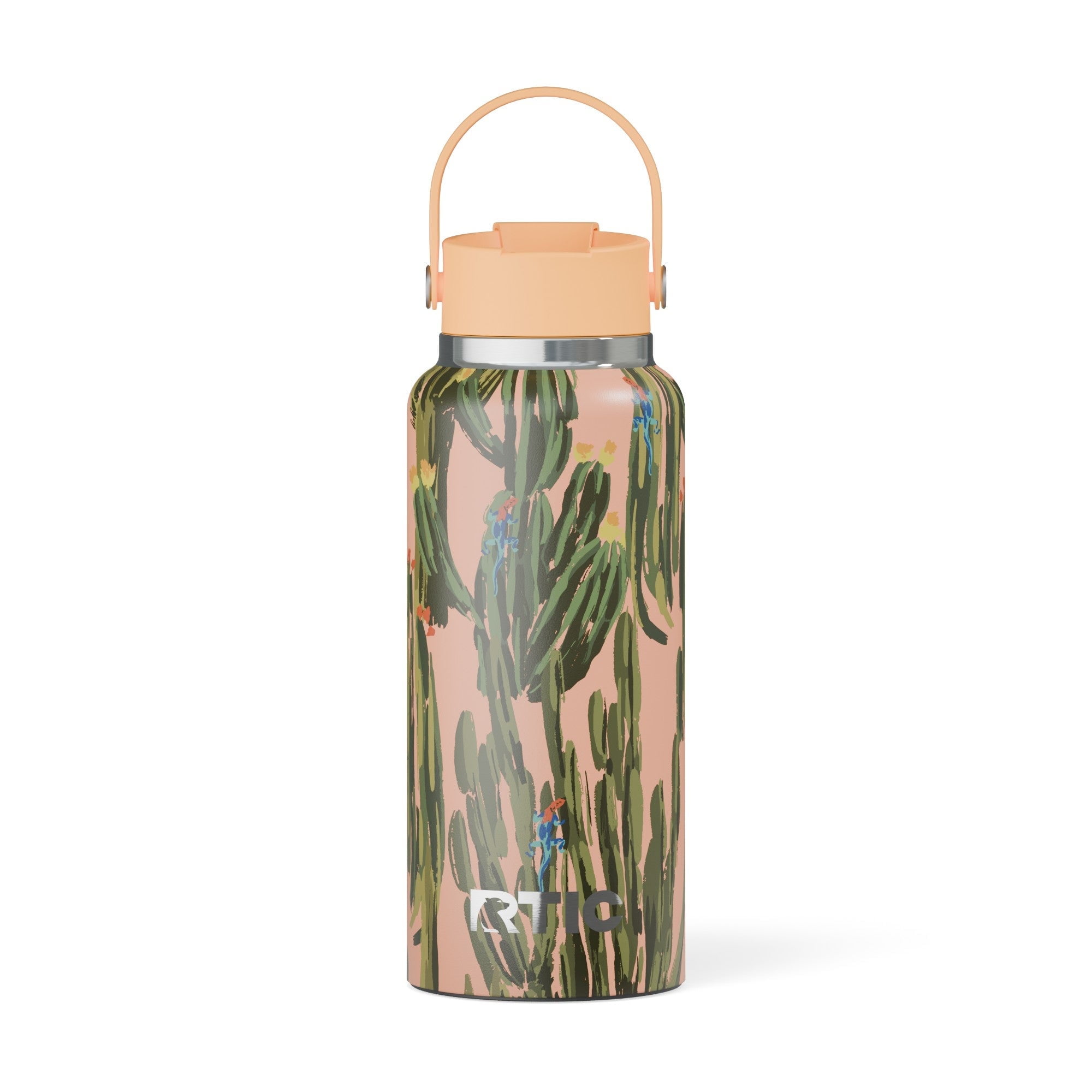 CamelBak Thrive Flip Straw Isolierte Edelstahl-Wasserflasche – 907,2 G, Auslaufsicher, Mit Tragegriff, Sierra Red
