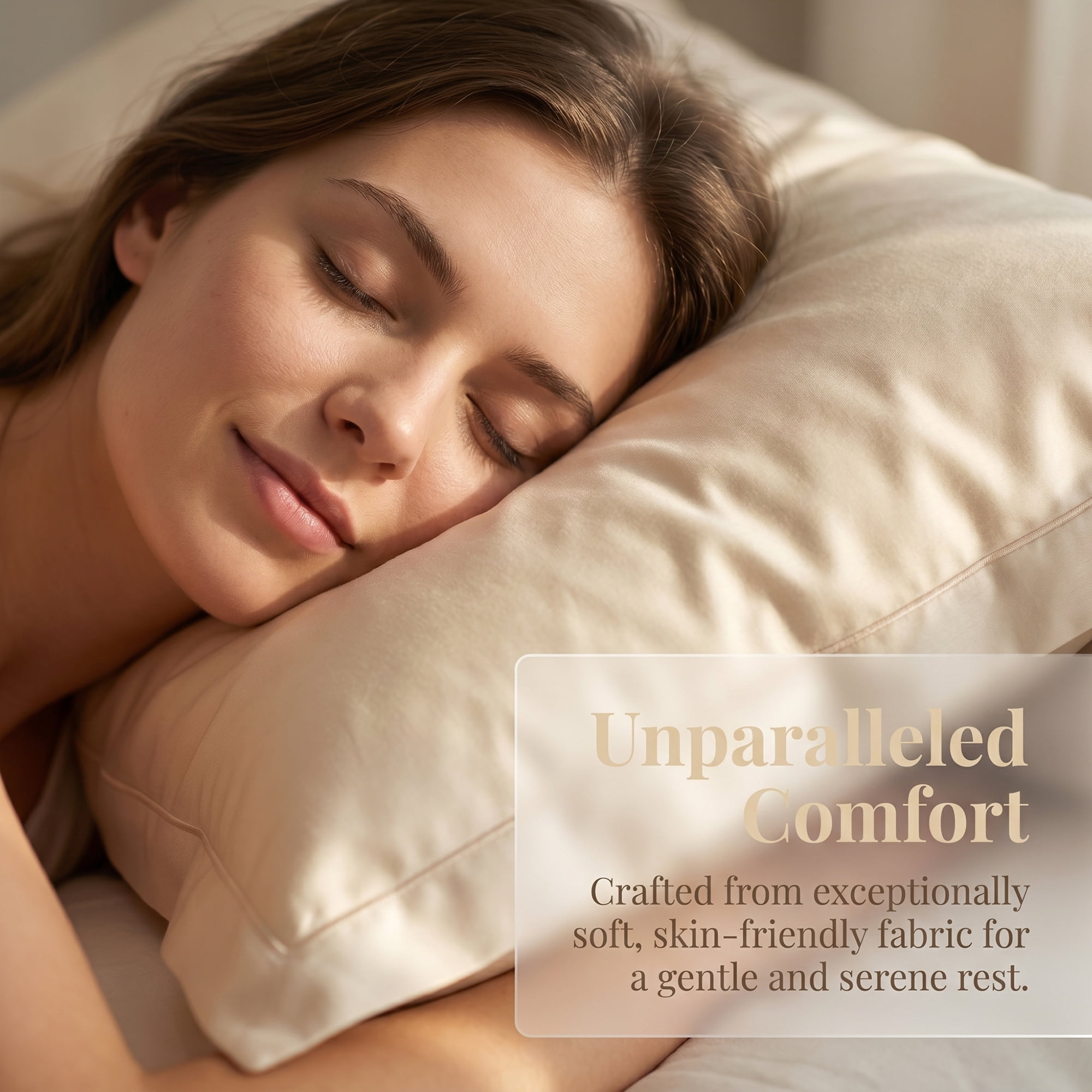 Unique Bargains 2 Pack Cotton Pillowcase Cooling Envelope Closure Bedding Queen Beige