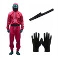 thumbnail image 3 of Traje de cosplay de drama coreano Sudaderas con capucha rojas Ropa deportiva unisex (3 piezas XL) Ndcxsfigh Para estrenar, 3 of 9