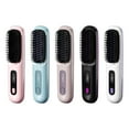 thumbnail image 4 of PONPRNGY Cordless Hair Straightener Brush, Portable Hair Straightening Brush for Travel, USB Rechargeable, Lightweight Mini Hot Hair Brush Comb for Women, Anti-Scald, 4 of 8