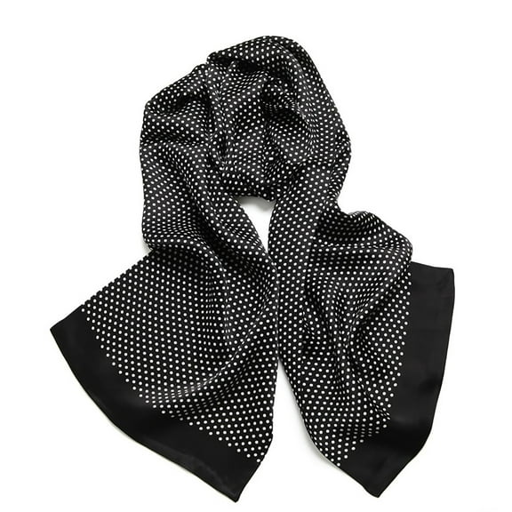 Men's 100 Silk Scarf Double Layers Fashion Neckerchief Formal Casual