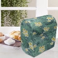 thumbnail image 3 of Exotic Stand Mixer Cover, Rhythmic Plumeria Hidden in Palm and Monstera Leaves, Kitchen Appliance Organizer Bag Cover with Pockets, 5 Quarts, Sea Green Yellow, by Ambesonne, 3 of 4