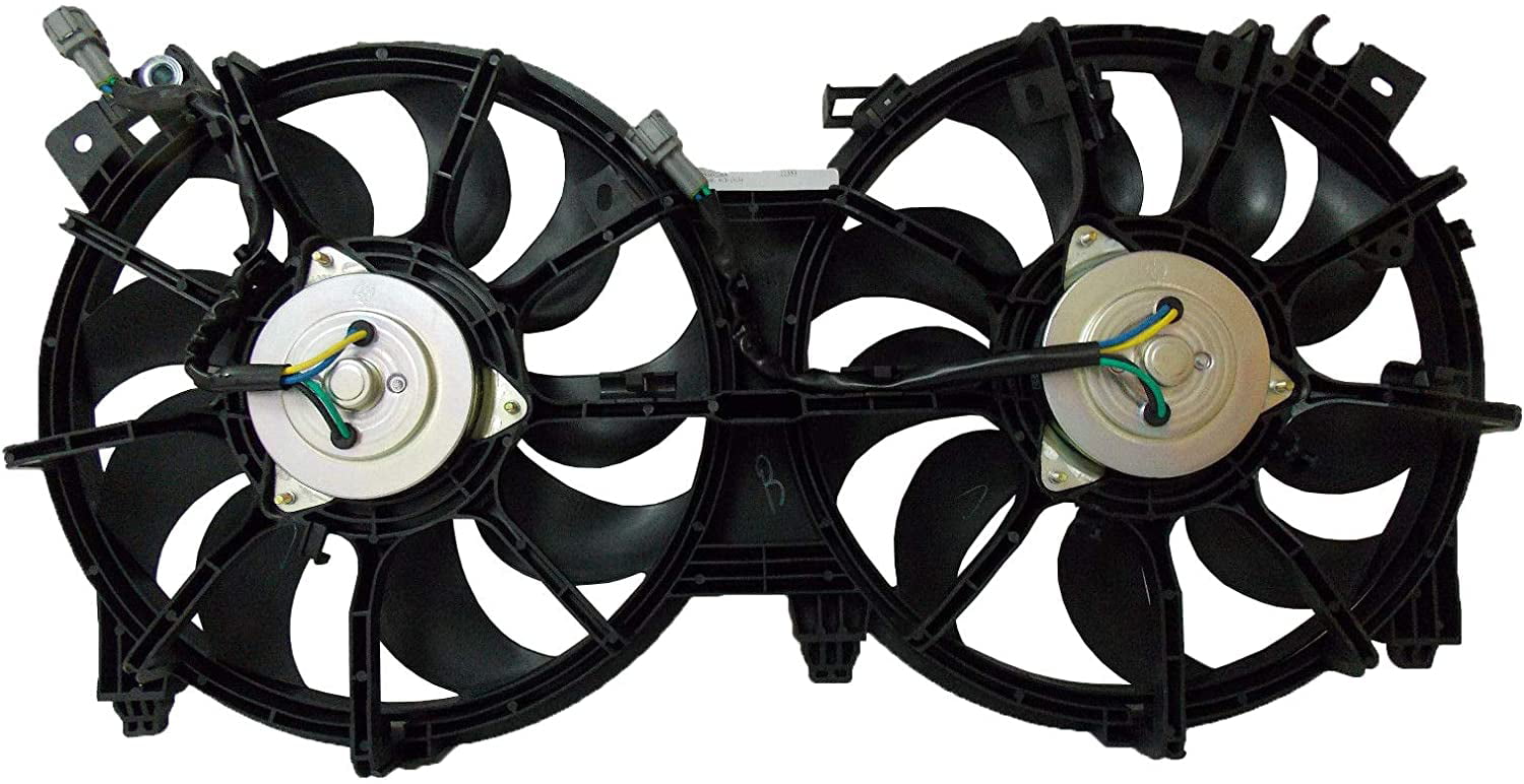 Dual Radiator Cooling Fan Assembly for 07-11 Nissan Altima 2.5L 3.5L 