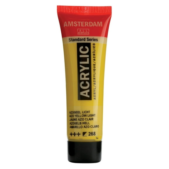 Amsterdam Standard Series Acrylic Paint, 20ml, Azo Yellow Light