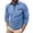 Light Blue, variant on Men Cotton Polo Shirts Long Sleeve with Pocket Golf Shirts Shirts for Men Casual Work Athletic Collared T-Shirts Size 3XL Navy