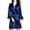 Navy, variant on Women's Satin Robe Kimono Bathrobe Loungewear Soft Lace Light Summer Pure Robes Silk Navy One Size