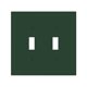thumbnail image 1 of Tapa decorativa para interruptor de luz Oilbiexn verde oscuro de 2 módulos, 1 of 8